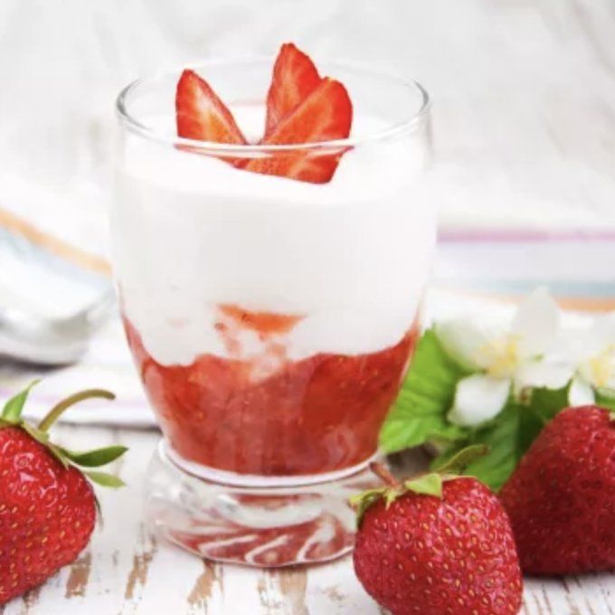 Yaourt aux fraises